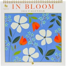 2025 Calendar NIQUEA.D,  In Bloom 2025 Spiral Wall Calendar Floral