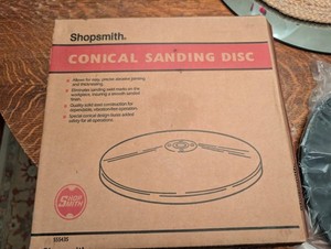 Shopsmith Mark V  12-in. sanding disc, conical steel 555435