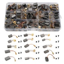 105x 15 Sizes Electric Motor Graphite Carbon Brushes Accessories For Power Tool