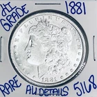 1881 MORGAN SILVER DOLLAR AUTHENTIC HI GRADE U.S. MINT COIN FREE SHIPPING 5168