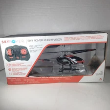 New Sky Rover KnightVision Remote Control Indoor Helicopter LED Lights Red NIB