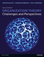 John Mcauley (U. A.) | Organization Theory | Taschenbuch | Englisch (2024)