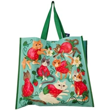 Strawberries Strawberry Festival Season Cat Kittens Bag Cats Tote New  Marshalls