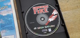 Lot of 2 SEGA SATURN Games BLACK FIRE & Virtua Racing