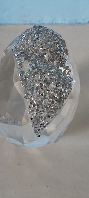 *RETIRED PIECE* Swarovski Herz mit kleinem Kristall Komet Argent, *SIEHE BILDER*