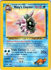 Misty's Cloyster 29/132 Rare Gym Heroes Pokemon Unlimited Lightly Played on eBay