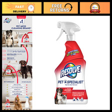 Pet Stain  Odor Remover Spray - Carpet Cleaner for Tough Pet Messes, 22oz