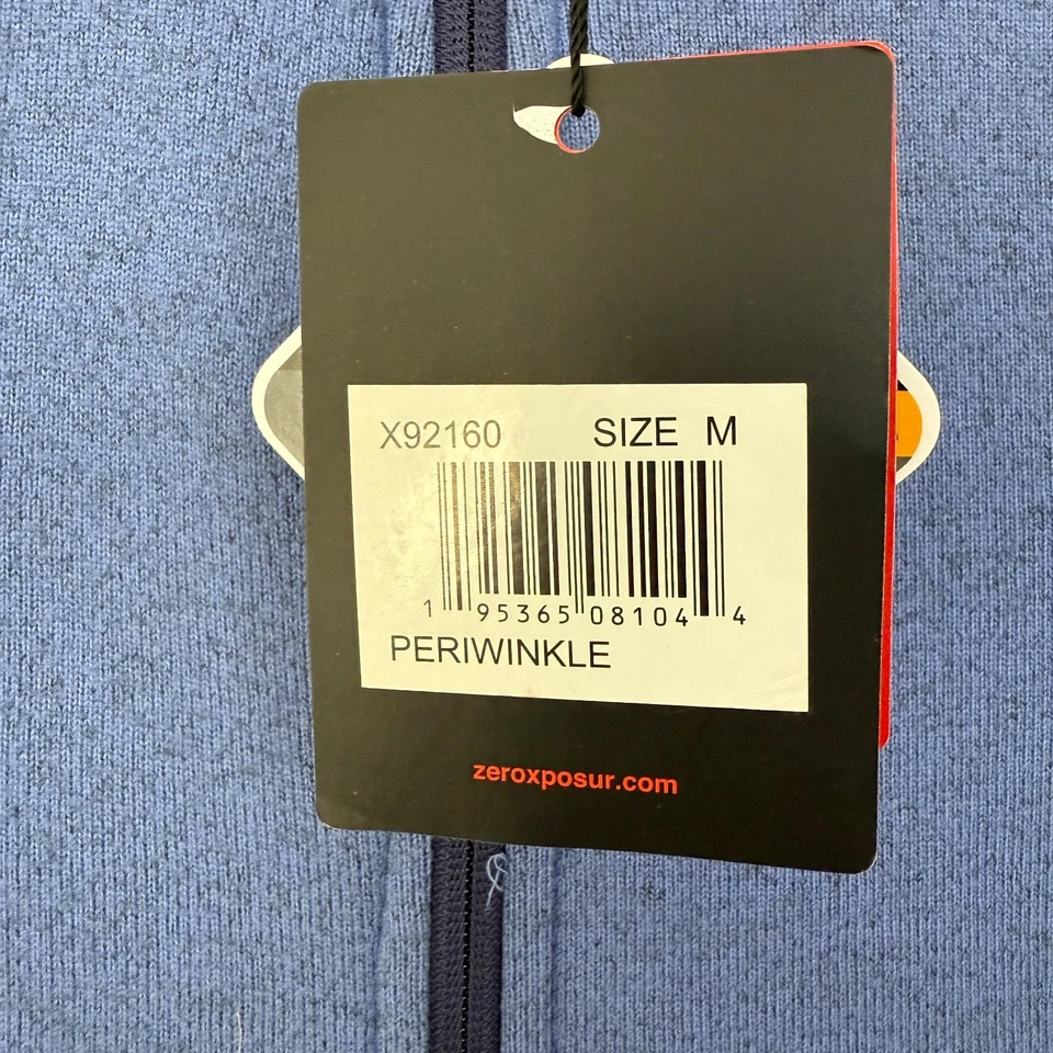 ZeroXposur Women’s Sueded Sweater Fleece Jacket Periwinkle Blue Size M - Image 4 of 4