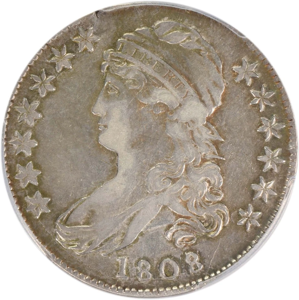 1808/7 Bust Silver Half Dollar VF35 PCGS - Image 3 of 4