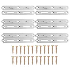  6 Sets Heavy Duty Railway Sleeper Fixings Bed Hardware Accessories Bracket