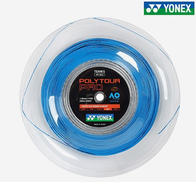 YONEX POLY TOUR PRO 1.20mm 200m 17GA Tennis String Racket Racquet String Blue