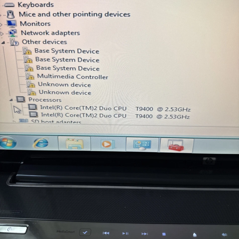 HP HDX18 -18.6” HD Premium Screen Intel Centrino2 2.53 GHZ Processor Nvidia 4GB - Image 3 of 4