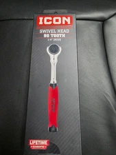 ICON (R1SW)   PROFESSIONAL RATCHET SWIVEL HEAD 90 TOOTH 1/4'' DRIVE 64694 NEW