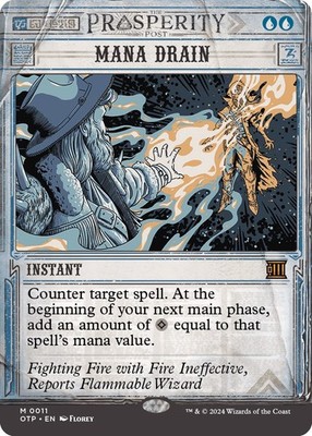 Mana Drain Mythic Outlaws of Thunder Junction: Breaking News 11 NM MTG TCG