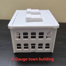 O - S Scale Gauge Buildings Town BUILDING FREE SHIPPING Made In USA