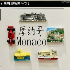 Monaco Monte Carlo Fridge Magnet Casino Palace 3D Travel Souvenir
