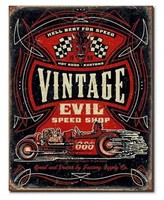 Hot Rod Schild Werkstatt Auto Poster 30 X 40 Usa Kustom Speedshop Racing *304