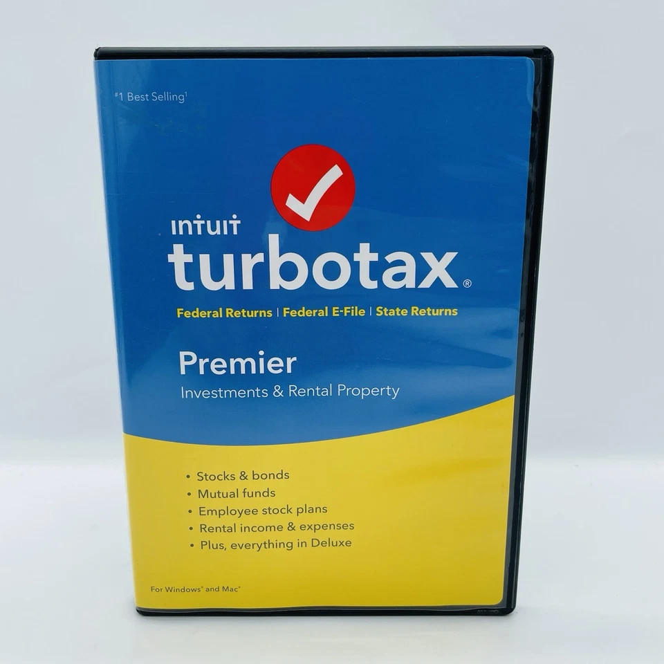 2017 Intuit TurboTax Premier Investments Rental Property Tax CD Windows PC & Mac - Image 2 of 4