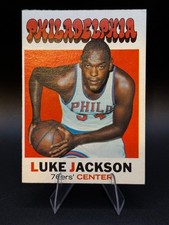 1971-72 Topps - Luke Jackson #5- Philadelphia 76ers CC3