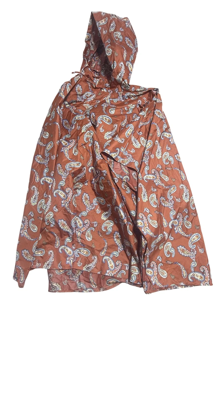 Vera Bradley Poncho Womens One Size Brown Paisley Hooded Lightweight Rain Coat
Opens in a new window