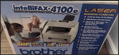 Brother IntelliFax 4100e Business Class Laser Fax/ Printer/ Copier - BRAND NEW
