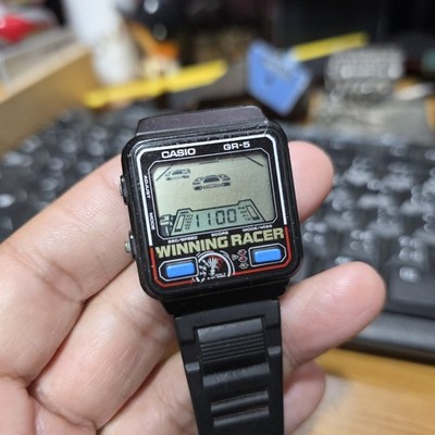 Casio GR-5 Winning Racer Module 687 Japan Made Vintage Game Watch
