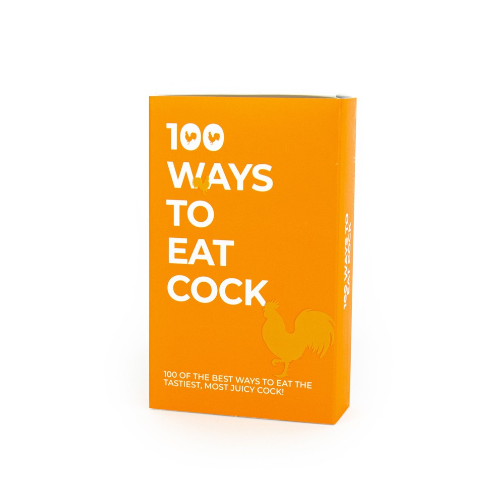 Gift Republic 100 Ways To Eat C*ck Cooking Recipe Card Dish Meal Food Guide Set