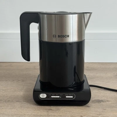 Bosch Styline TWK8633GB/02 1.5L Variable Temperature Kettle Black Tested - Image 1 of 4