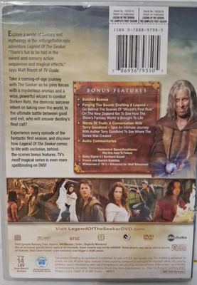 Legend of The Seeker Complete Series Seasons 1-2/Final(2 DVD Sets