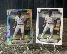 2026 Bowman Chrome Dillon Lewis 1st Mojo Refractor + Base #BCP-148 Yankees