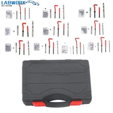 Helicoil Thread Repair Kit 261 PCS Thread Chaser Kits HSS Drill Helicoil Kit