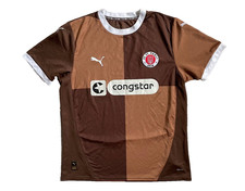 Puma FC St Pauli Home Jersey Shirt 2024 2025 Mens L Brown Congstar Soccer Kit