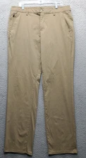 Vintage Weatherproof Pants Mens 36x32 Tan Regular Fit Slash Pocket Straight Leg