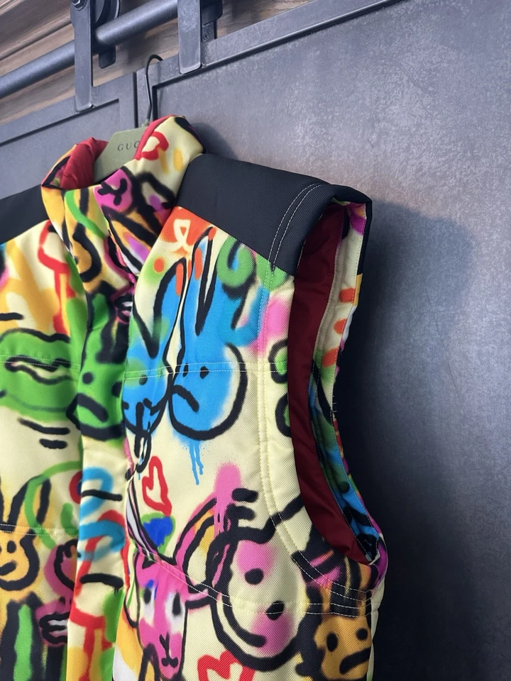 Gucci Mens Graffit Ivory Jacket Size Small/44 RRP £1700 - Image 3 of 4