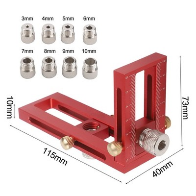 Drilling Guide with Wear Resistant Steel Tip for Maintaining Accuracy Over Time
