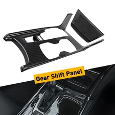 For 18-22 Honda Accord Carbon Fiber Style Center Console Gear Shift Panel Trim D