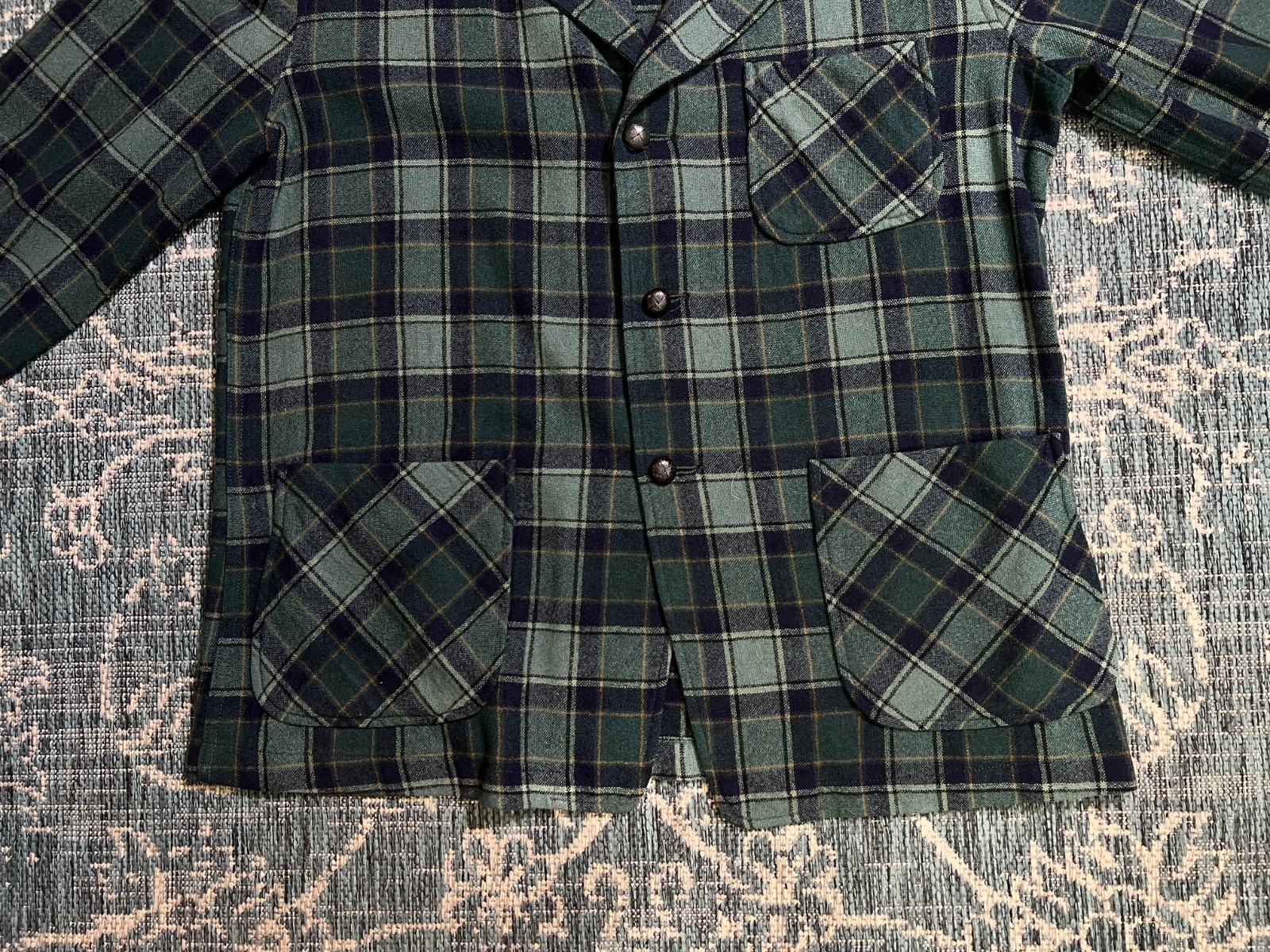 Vintage Pendleton Wool Jacket Woolmark 1964-1965 … - image 10