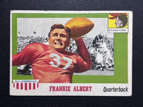 Frankie Albert #67 1955 Topps All American card