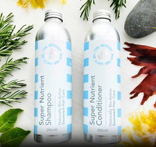 The Cornish Seaweed Bath Co 280ml Shampoo & Conditioner w/ pump – Sulphate Free 