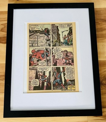 1974 The Amazing Spider-Man #139 Marvel Comics Original Art Work Framed Rare