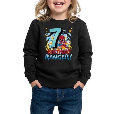 Power Rangers Geburtstag 7. Jahre Kinder Premium Organic Sweatshirt