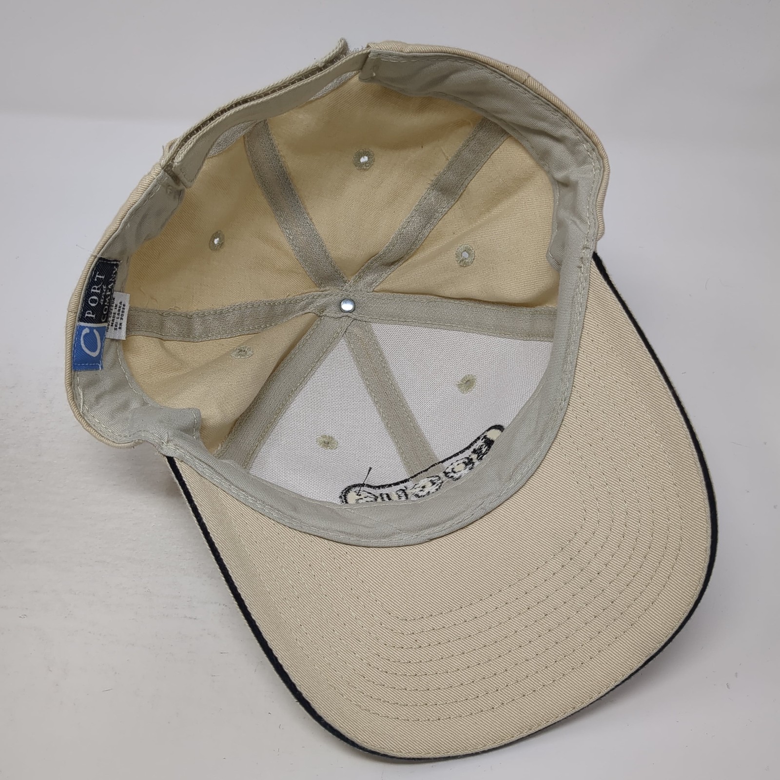 Bogus Strapback Hat Solid Beige One Size Embroide… - image 7