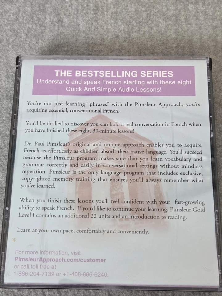 Pimsleur Quick & Simple French 2nd Edition Audio CD Set Language Learning - Image 3 of 4