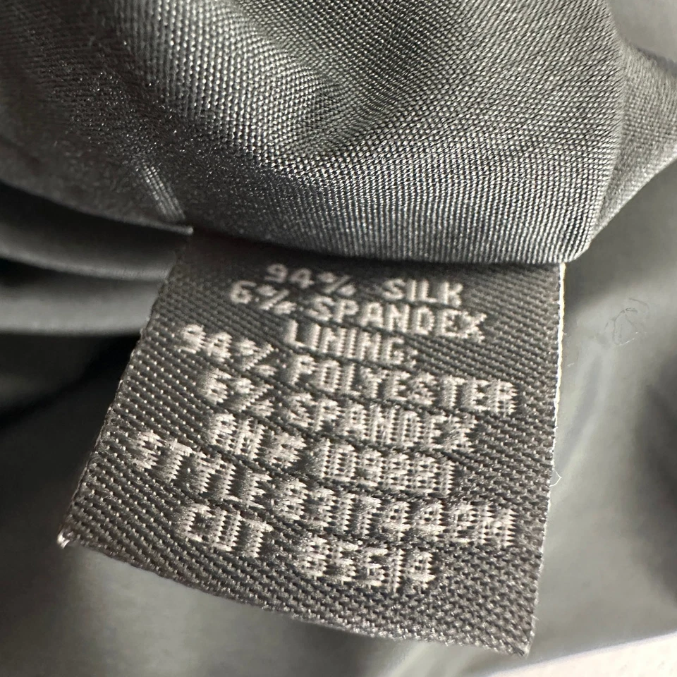 Vestido Vaina Donna Ricco Mujer Mezcla Seda Talla 4 Floral Oscuro Dinero Antiguo Romántico Foto 4 de 4