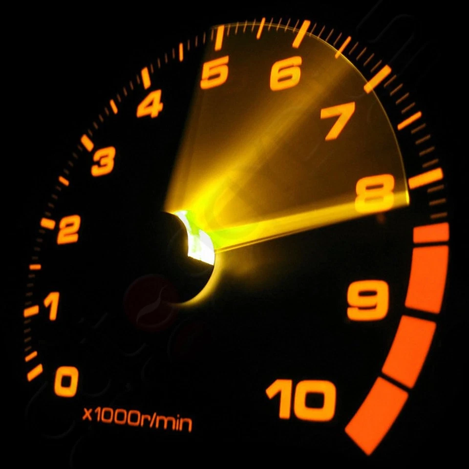 Yellow LED Kit Dashboard Gauge Panel Cluster Light Bulb Fit 1999-04 Ford F-150 - Image 2 of 4