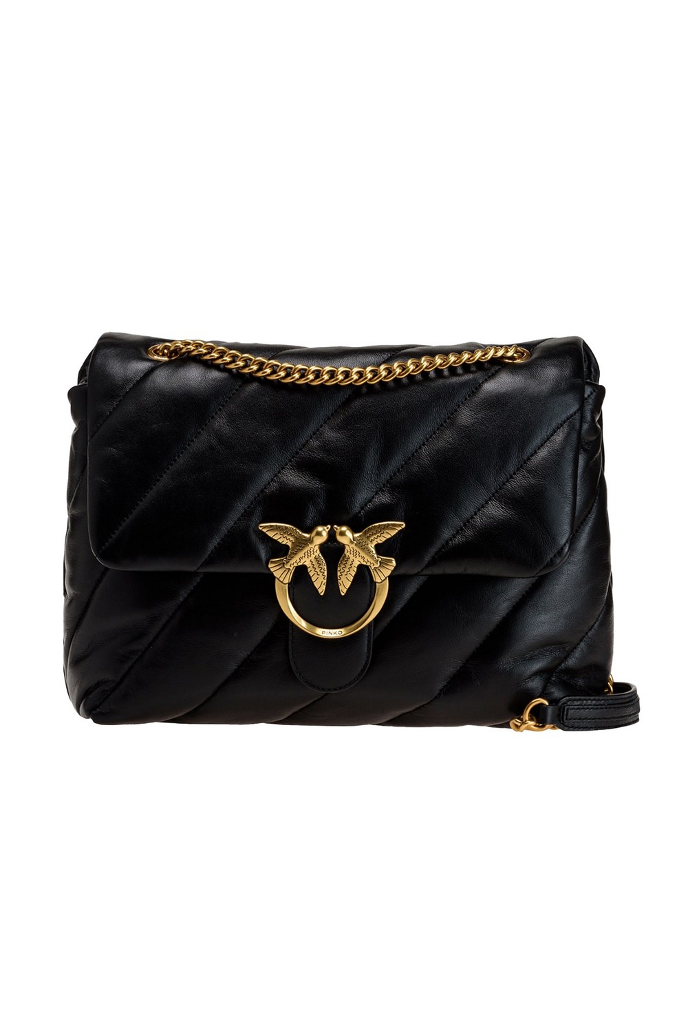 Borsa donna Pinko 100037A0F2 Nero/oro antico