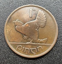 1928 - Irish 1d - One Penny Coin - #494