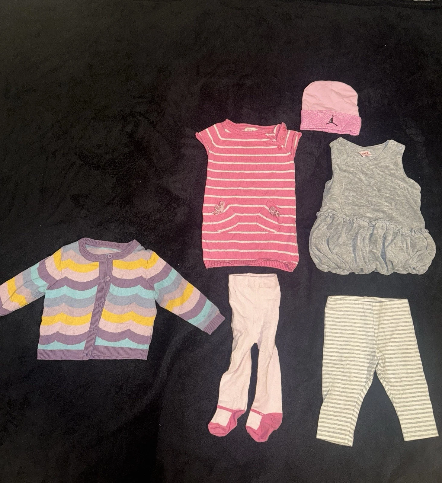 Girls clothes set bundle 3-6 months baby girl dresses Cardigan Leggings