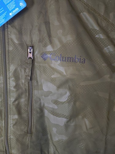 Columbia Flash Forward Windbreaker Jacket Mens UK Medium Lightweight Camo Print - Picture 2 of 12