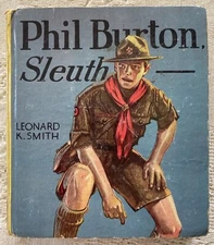 1930s Phil Burton Sleuth #1130 Saalfield Boy Scout Book by Smith